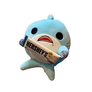 Hershey’s Cookies & Cream Seth Shark Snackles Plush Stuffed Animal 8” Blue